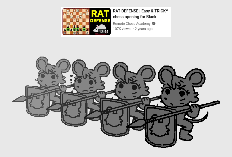 The Rat Defense, an Easy & TRICKY Chess Opening - Remote Chess Academy