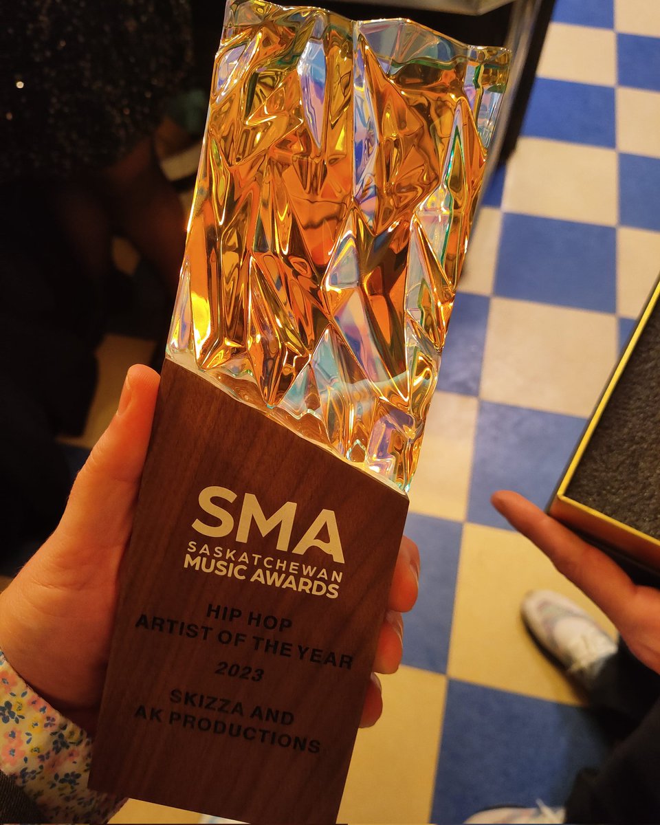 We won Hip-Hop Artist of the Year! 

Kanye is gonna be piiiiiissed