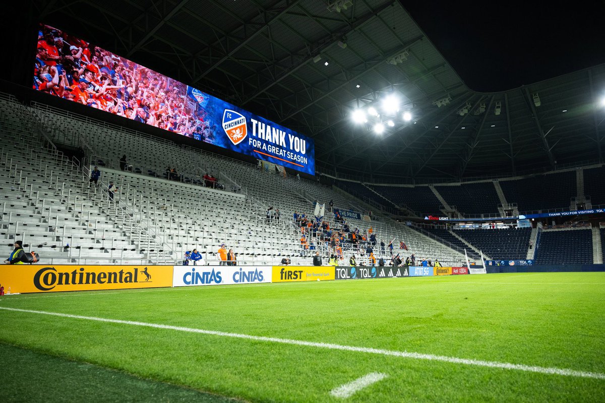 Sometimes there’s just nothing to say. Thank you, @fccincinnati, for a summer of memories I’ll cherish forever.