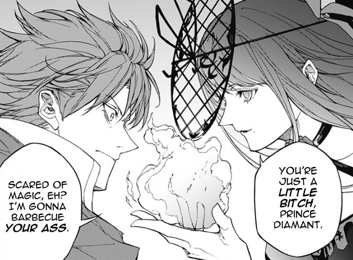 cearavs's tweet image. Ivy was so savage in the latest chapter of Engage&apos;s manga 💀