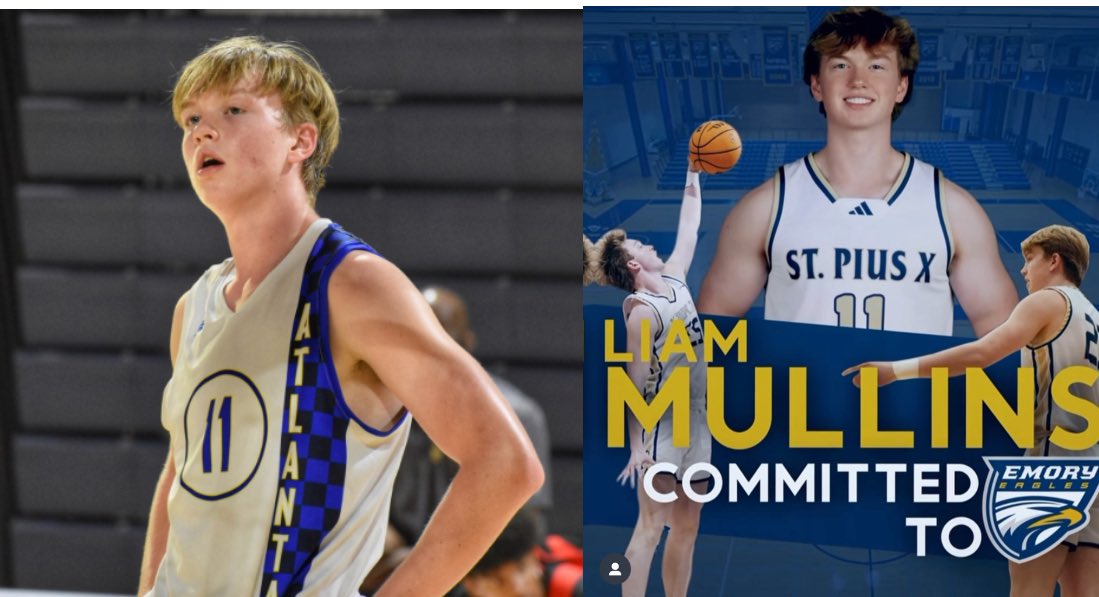 Very Happy for <a href="/LiamMullins24/">Liam Mullins</a> on his commitment to Emory University. Great Atlanta AllStar! PROUD! <a href="/AtlAllStars_/">C. Miller</a> <a href="/StPiusXAtlanta/">St. Pius X Catholic High School</a>