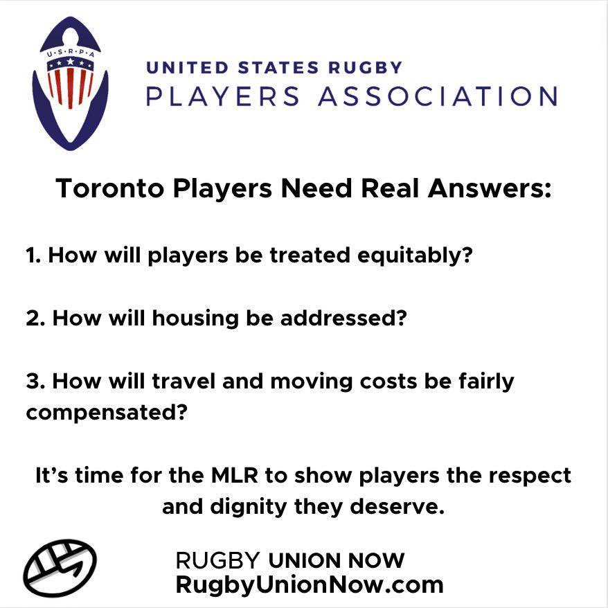 MLR_Players's tweet image. As @usmlr plans to address @torontoarrows players on Dec 6th, we ask that they provide full transparent answers and fair treatment for all involved.