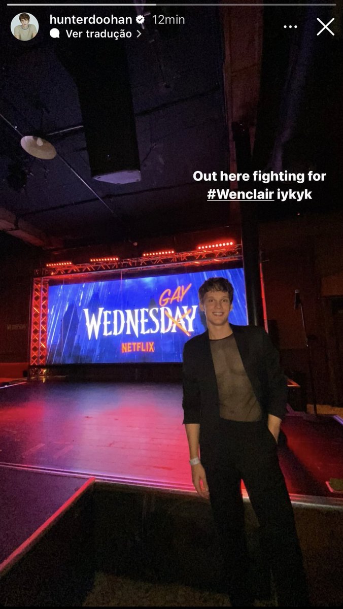 Hunter stans: We love wyler because it makes a lot of sense and Hunter supports it.
Meanwhile Hunter: