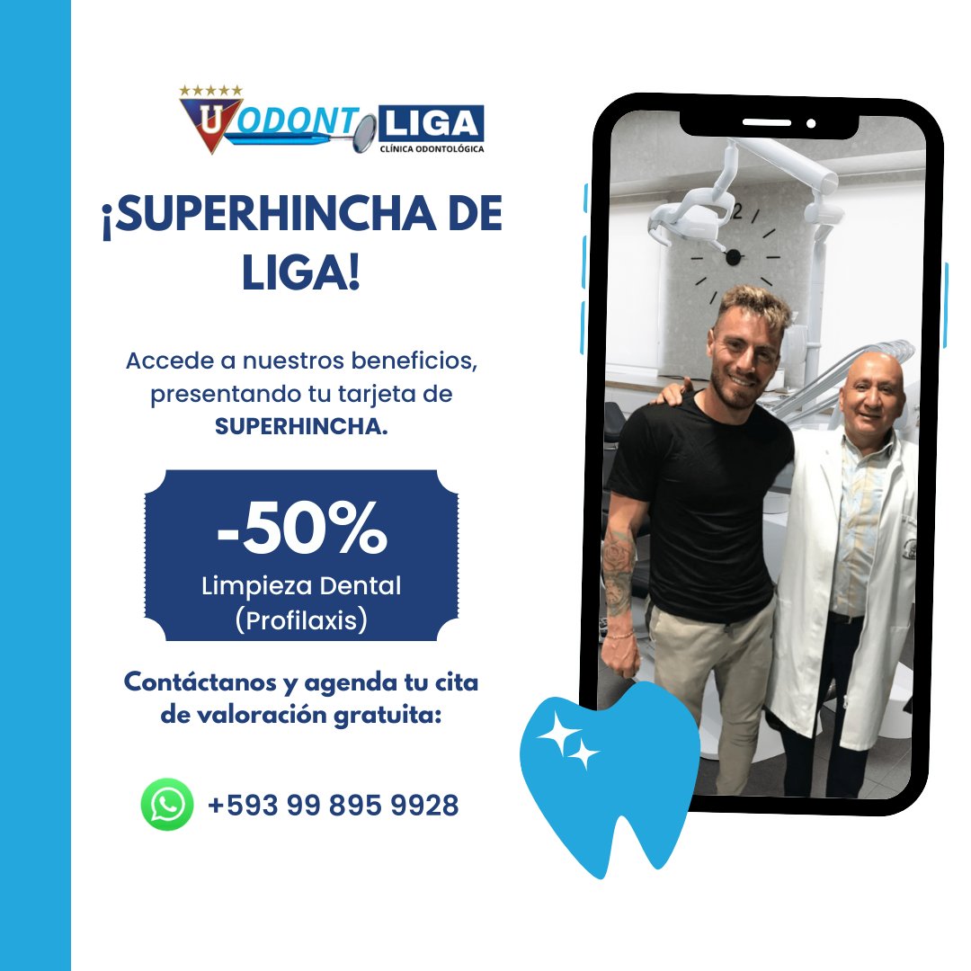 odontoligaEC's tweet photo. Conoce nuestros beneficios!!! https://t.co/Jv6CNptXTa
