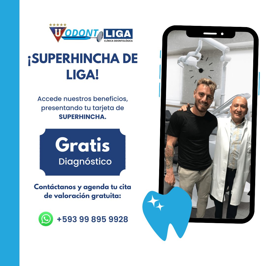odontoligaEC's tweet photo. Te presentamos nuestros benficios para superhinchas https://t.co/RnpLQ3fd2l