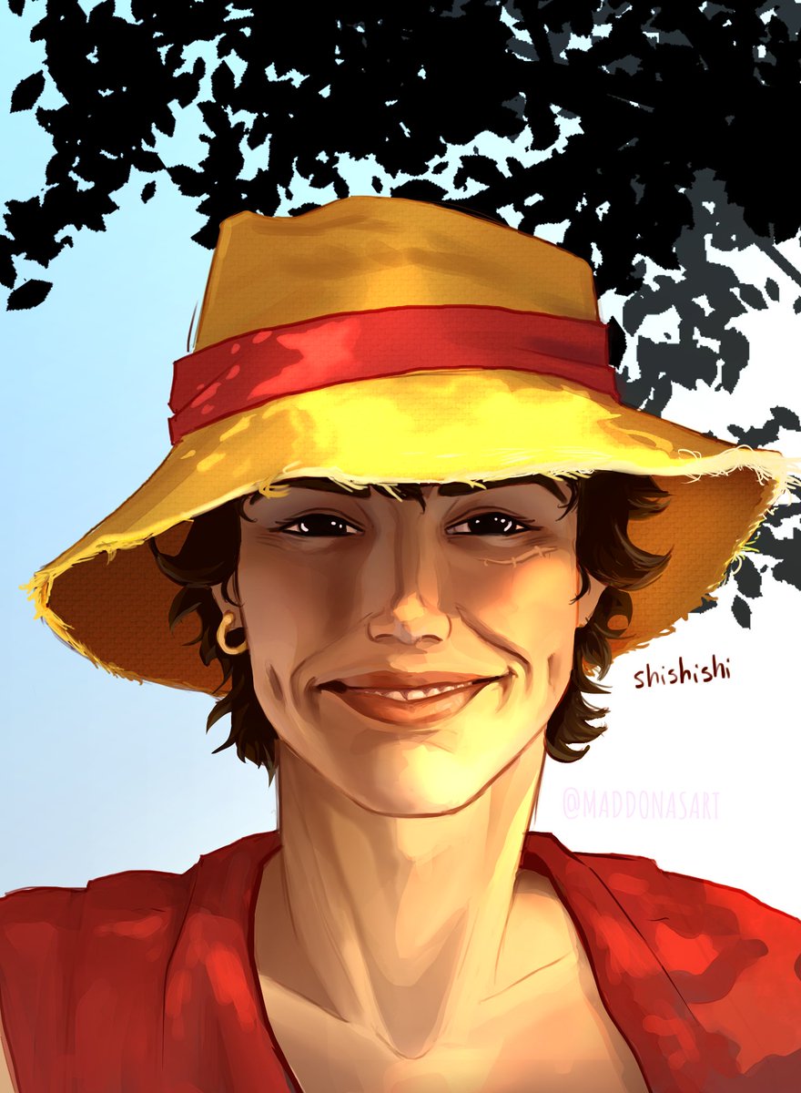 maddonasarts's tweet photo. A little bit late to the party but I had to draw my favorite sunshine in his BUCKET HAT. And of course, I had to include the culprit of the whole situation in the background.
#buckethatluffy #macysparade #anime #onepiece #luffy #monkeydluffy https://t.co/flJMML1bDy