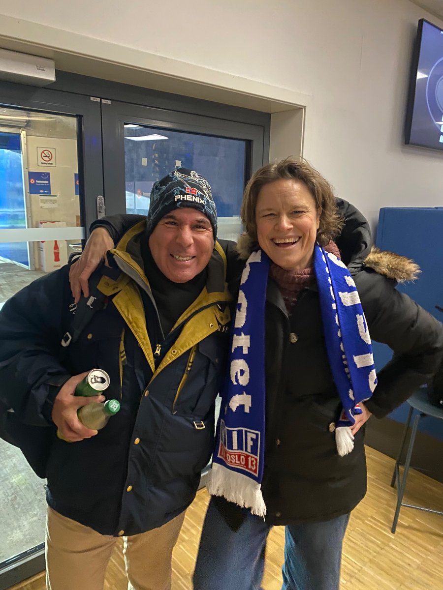 For en kveld! Traff til og med vamos-mannen 💙❤️