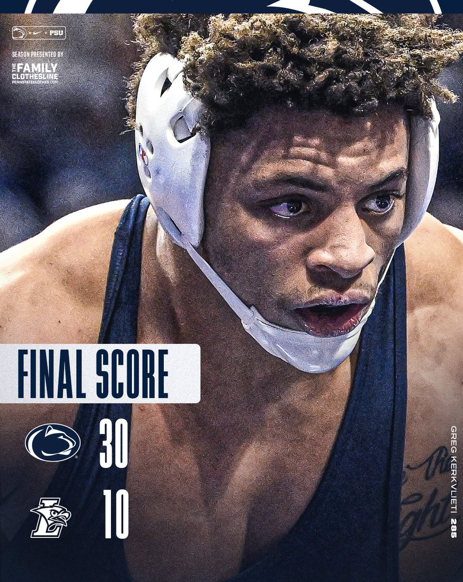 A Nittany Lion win for the home opener! #PSUwr