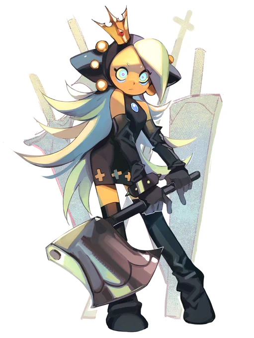 I like Wapeach with white hair 