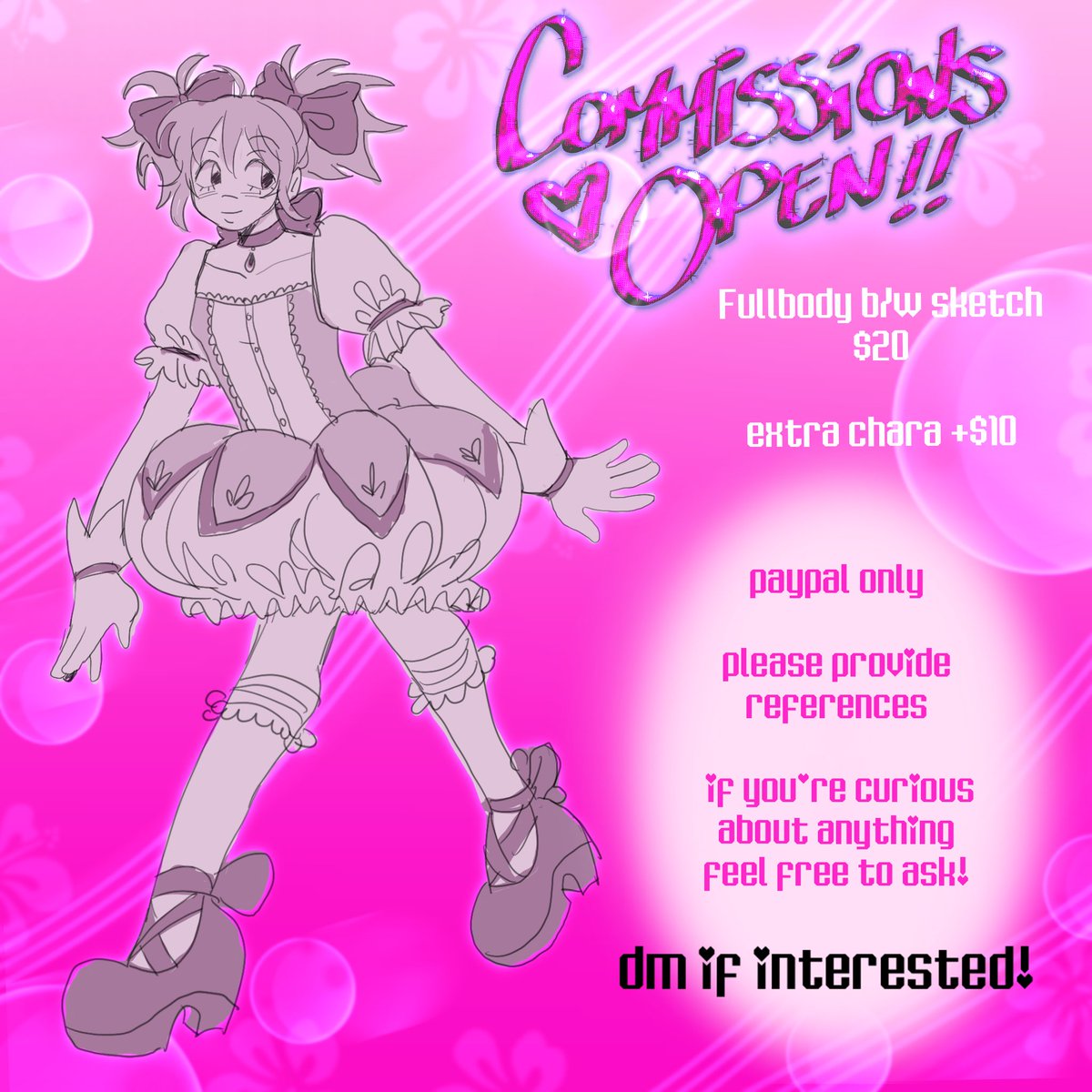 tikiwwee's tweet image. commissions are open to help me save up for school! rts appreciated ❤️❤️❤️