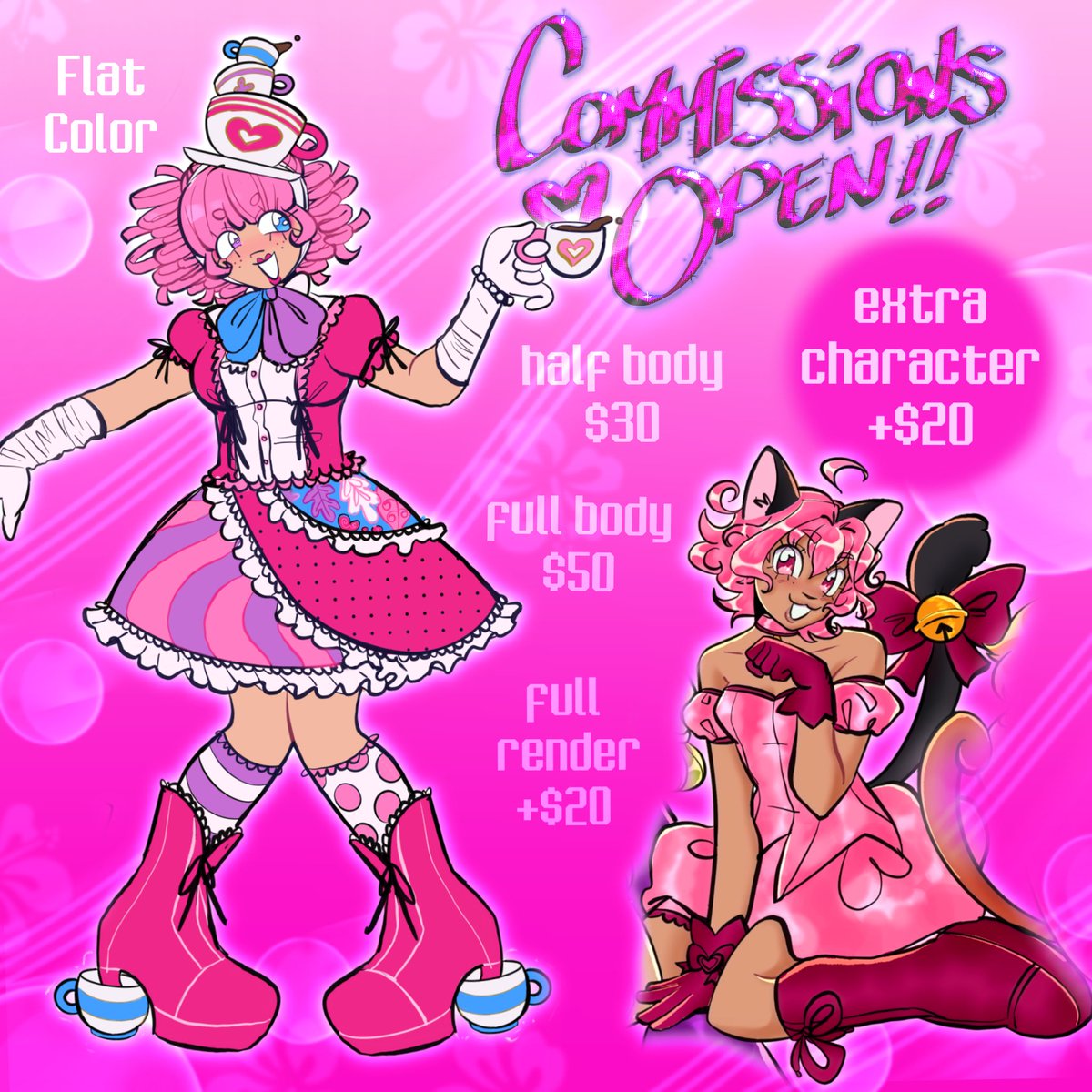 tikiwwee's tweet image. commissions are open to help me save up for school! rts appreciated ❤️❤️❤️