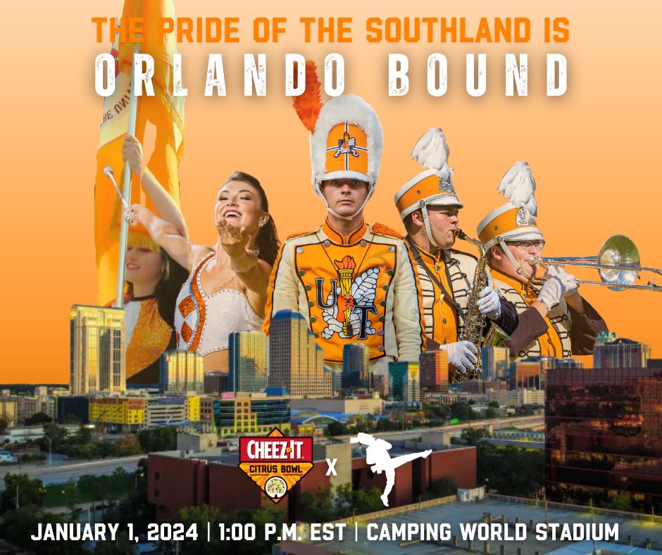 See you soon, @CitrusBowl ! We can’t WAIT to cheer on @Vol_Football in Orlando, Florida!