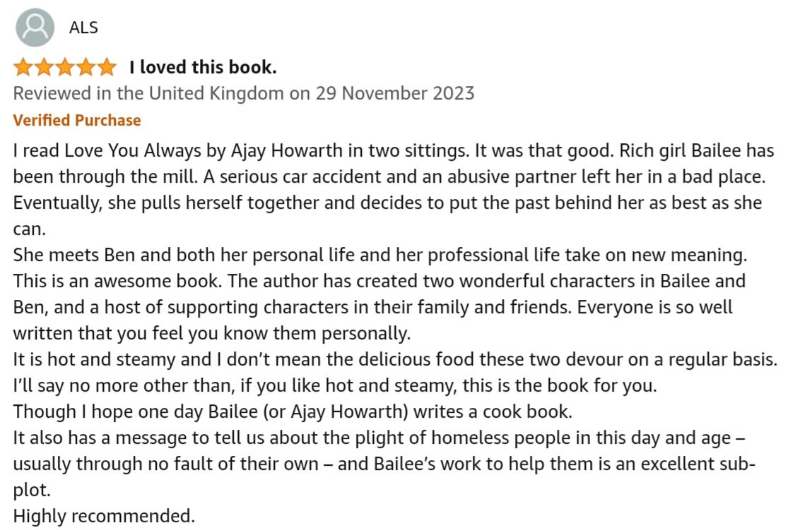 amazon.co.uk/dp/B0CNQ3834T This review makes me proud to be the author. #bookreviews #BookRecommendations #BookTwitter #booklovers