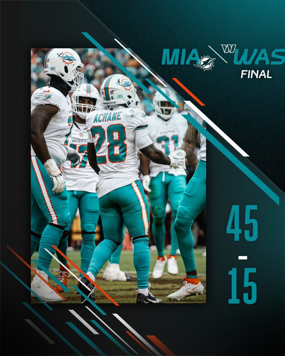 Dolphins_UK's tweet image. Just another day at the office.

#MIAvsWAS #FinsUp