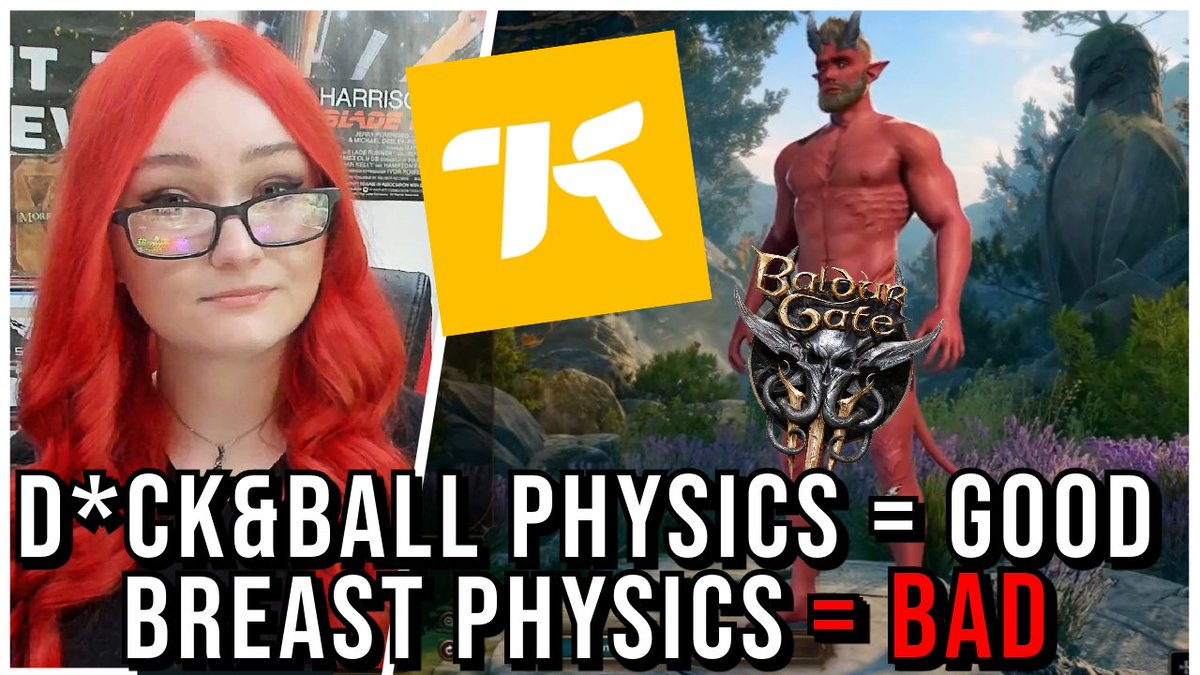 Vara_Dark's tweet photo. Kotaku PRAISES Baldurs Gate 3 D*ck &amp; Ball Physics Yet They ATTACK Female Sexuality, Total Hypocrisy https://t.co/dvvjGuSSkN https://t.co/JOz7BI8ktK
