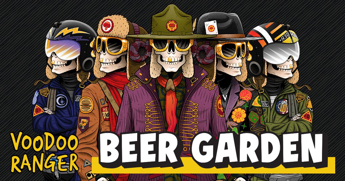 Enjoy games, food, and Rangerously good beer at the Voodoo Ranger Beer Garden! Located in the South Hall Food Truck Court, just head to the main stage, take a left, and go all the way down! voodooranger.com