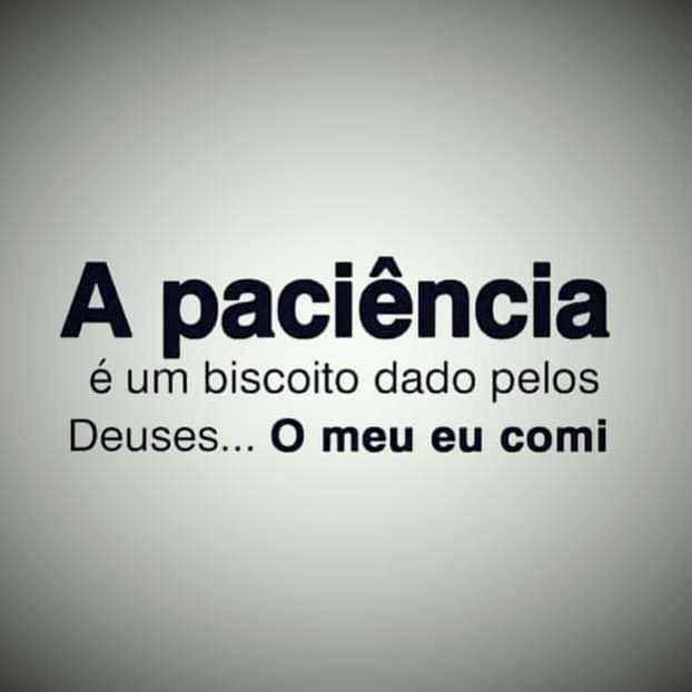 E segue o baile. Kkkkkk