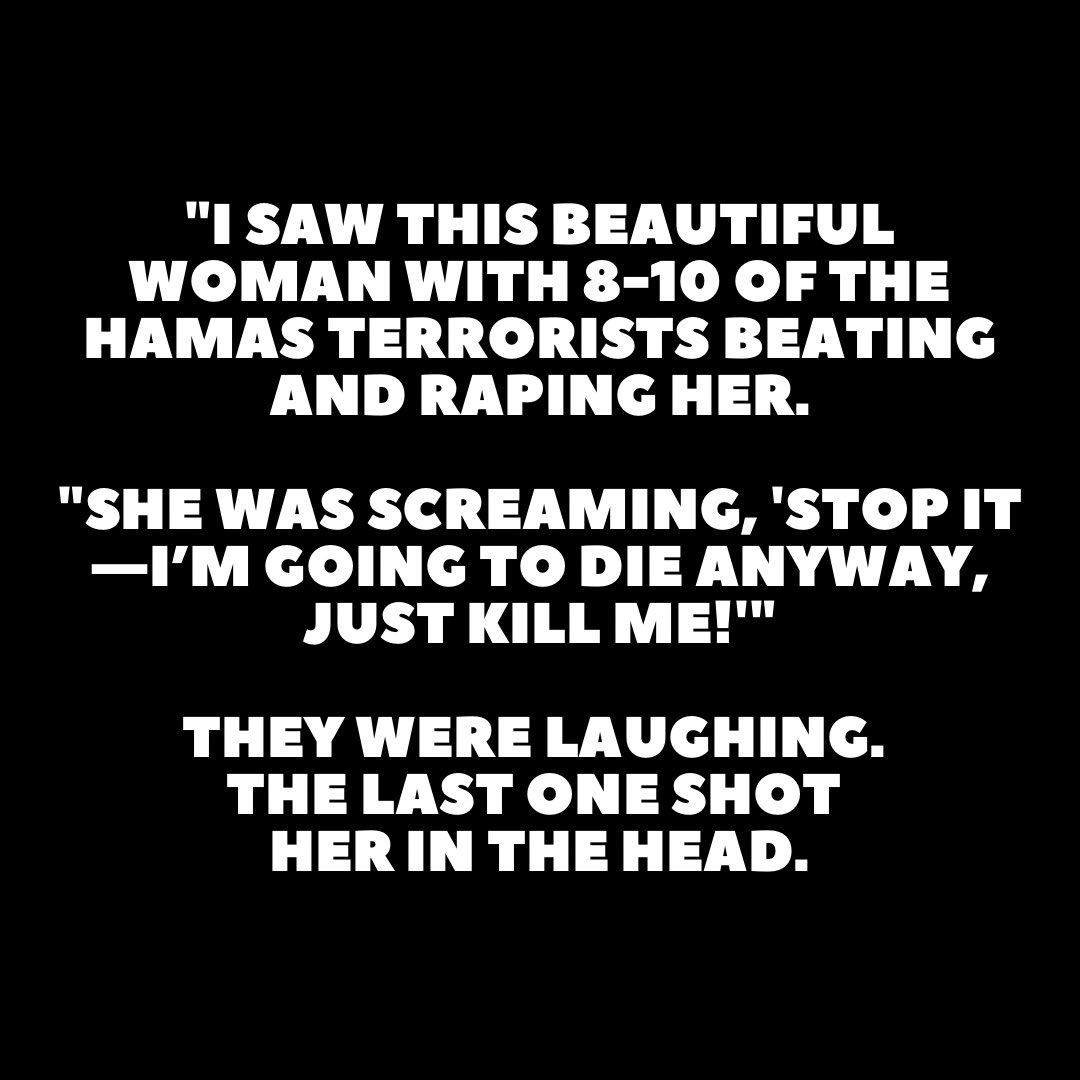 EllaTravelsLove's tweet photo. **Sensitive Content**

A survivor who hid under a body recounts what he'd seen on 
October 7th at Nova Festival. 

 #nova
 #october7
#october7th 
 #hamasisisis 
#metoo 
#metoounlessyouareajew https://t.co/ubfocbIKPy