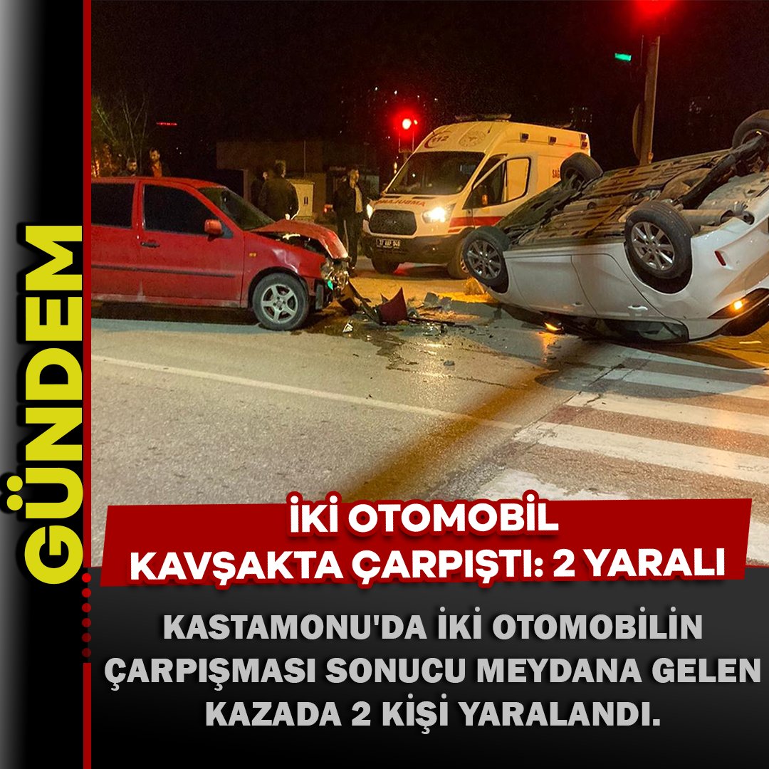 kentturk's tweet image. İKİ OTOMOBİL KAVŞAKTA ÇARPIŞTI: 2 YARALI

#kenttürktv #otomobil #kavşak #kaza