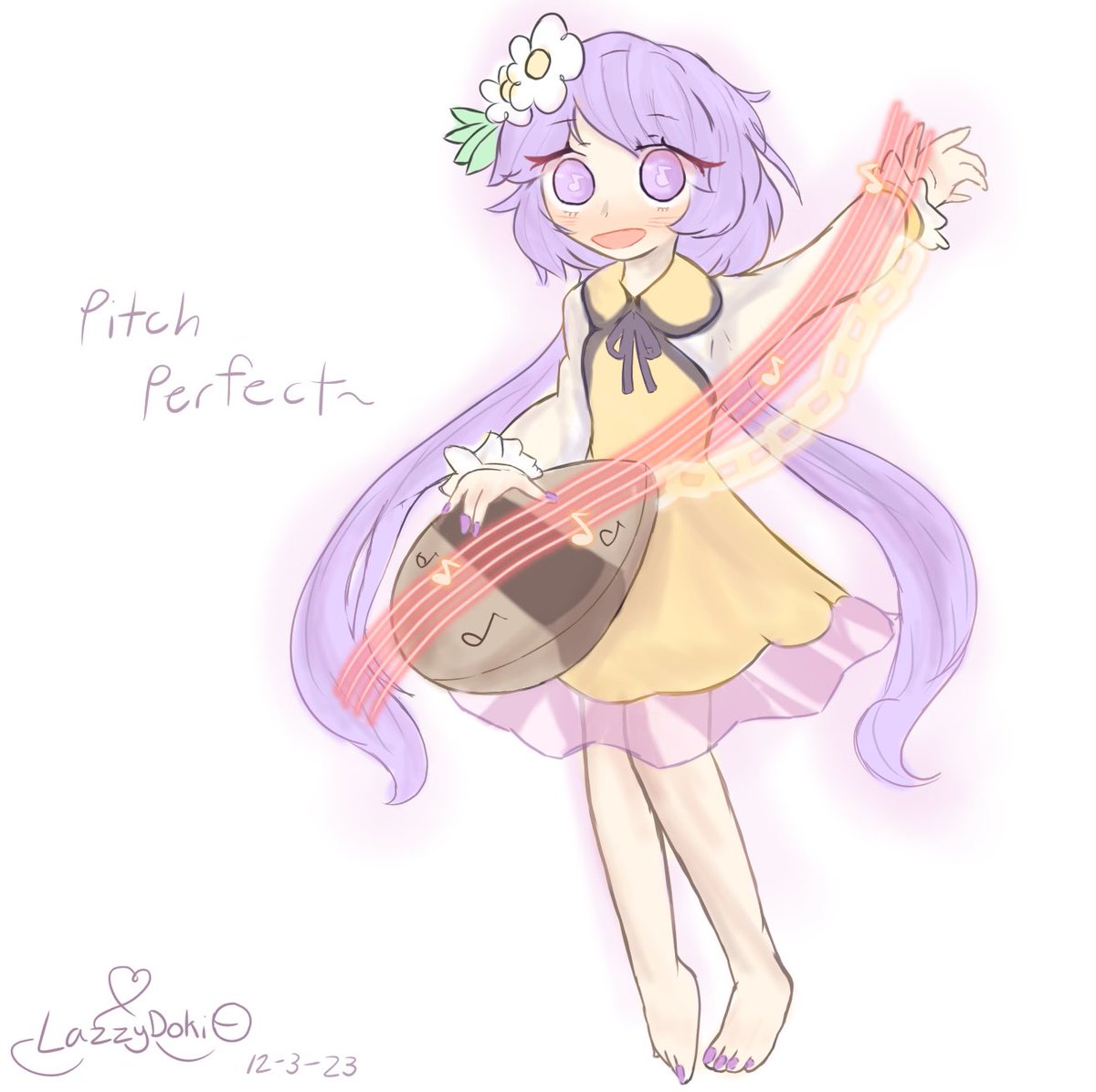 VeeKittyKat's tweet photo. 💜 🎵 Pitch Perfect.
#touhouproject #東方Project #BenbenTsukumo #DoubleDealingCharacter https://t.co/wruz3m3XMo