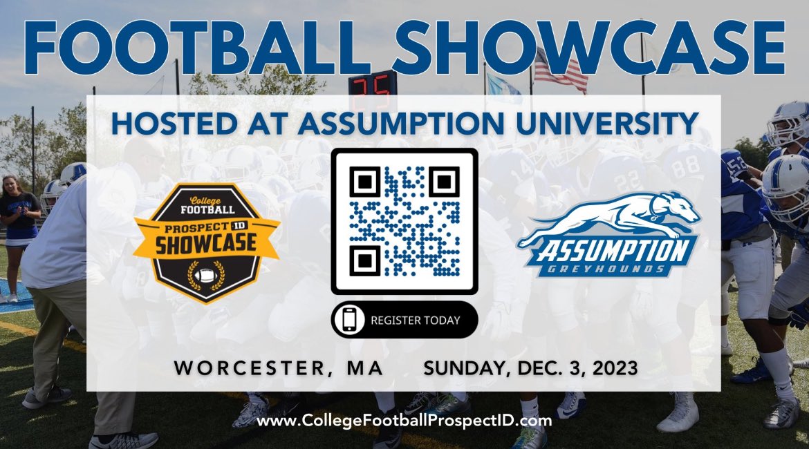 Appreciate <a href="/Coach_Kessel20/">Nik Kessel</a> and <a href="/AssumptionFB/">Assumption University Football</a> for the invite to the prospect camp this weekend, great experience.