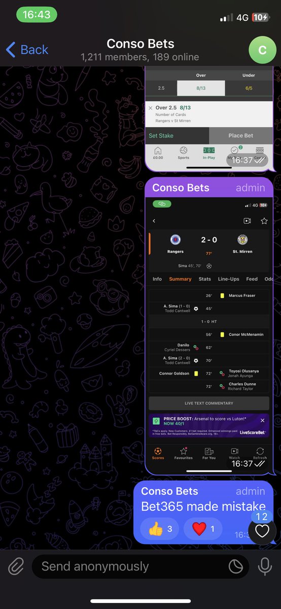 CNPbetting's tweet image. Suspended now but telegram gets it first