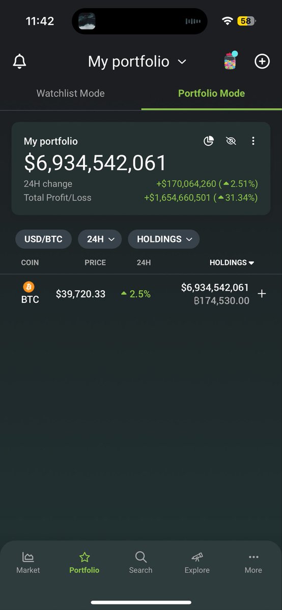 0xmule's tweet photo. Michael Saylor’s phone actually looks like this https://t.co/2SVgi0yLq0