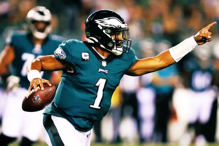 🦅 If Jalen Hurts throws 1+ touchdown’s tonight against 49ers, I will send $1,000 to one lucky follower who likes and retweets!