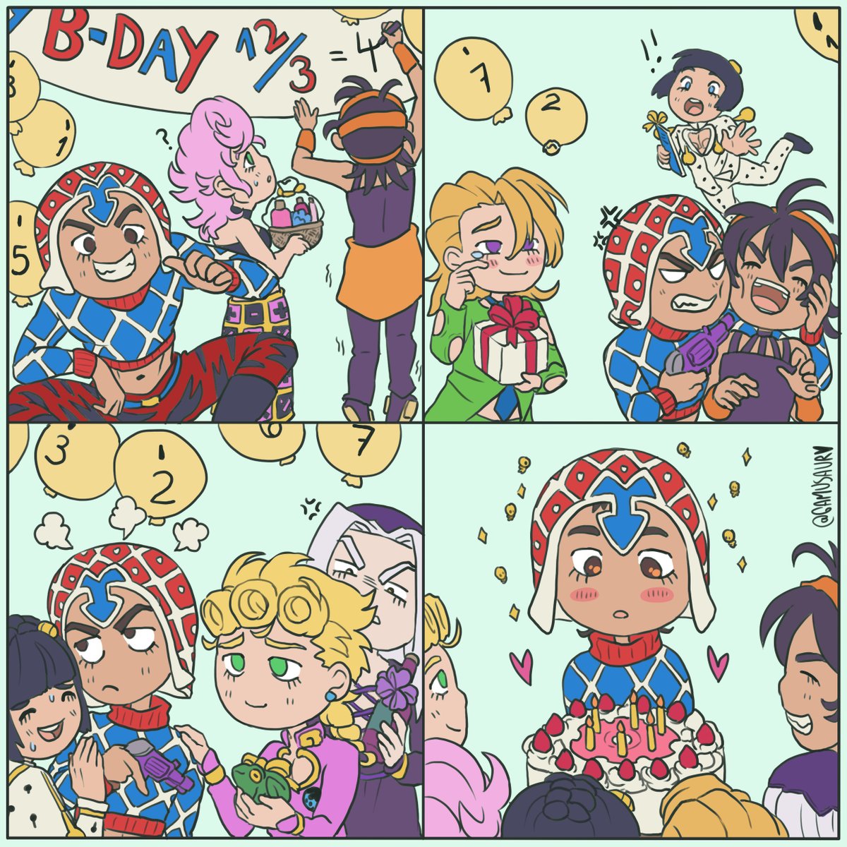 Couldn't manage to do new art for Mista's birthday, but enjoy those~ 