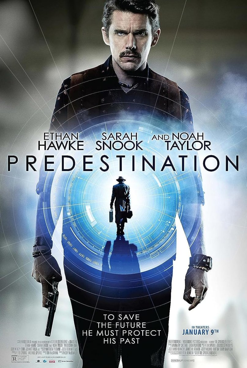 jakuuire's tweet image. Rewatched this. Still a classic. Sarah Snook was really good in this

#Predestination