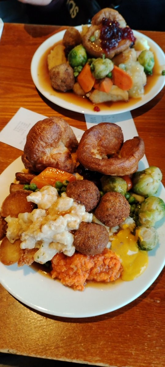 SarahVerity's tweet photo. Escape room and carvery. A lovely way to spend a Sunday. Now we're going to watch a christmas film and put the tree up 🎄 https://t.co/bb1ecKEKLF