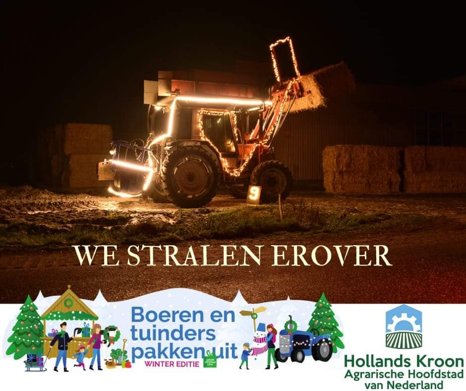 🎄👩🏼‍🌾Zaterdag 16 december 15.00-20.00: Verlichte boerderijen in Hollands Kroon!*🥛🎅

Er zijn dingen te koop, te proeven, te bekijken, opa en oma in de auto, muziekje aan en genieten maar!

agrarischehoofdstad.nl/lichtjesroute.…