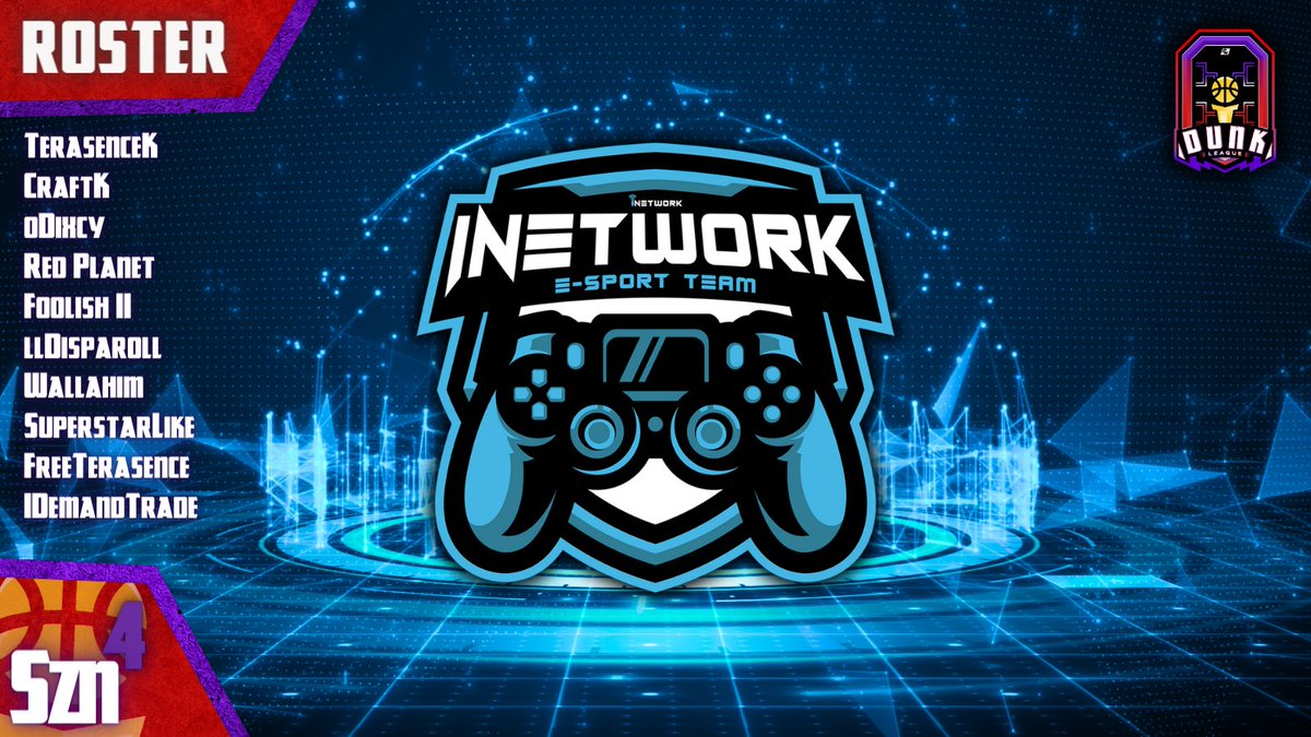 DUNKLeague2K's tweet photo. 🏆@moneymanmit and @iNetworkEsports have signed up for SZN4!
🏀Register now: https://t.co/SnIreIglmj
@DangerrFT @Big_Brudda_PURP @iNetworkSports @rawee_23 @DirtyGraphics @HOFLeague2K https://t.co/Izb8YDFaKc