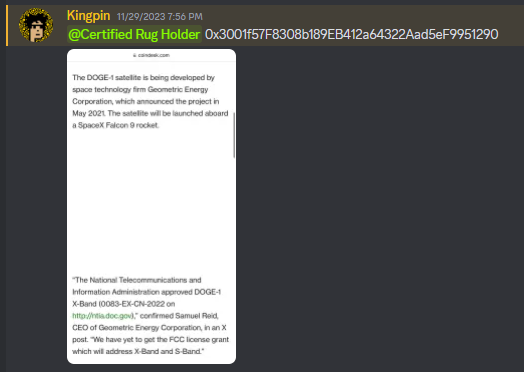 Ponzi Rugs alpha is still cooking. 

$GEC called at 1.8M MC with 23M ATH.
<a href="/playSHRAPNEL/">SHRAPNEL</a> called at 0.08 currently sitting at 0.25.

Should we open Rugs alpha temporarily to opensea.io/collection/mte… holders?