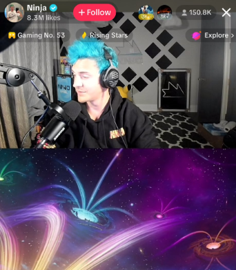 Ninja really showing the power of multi streaming yesterday for Fortnite's Big Bang, peaking at

440k+ on Twitch
239k on Tik Tok
151k on YouTube