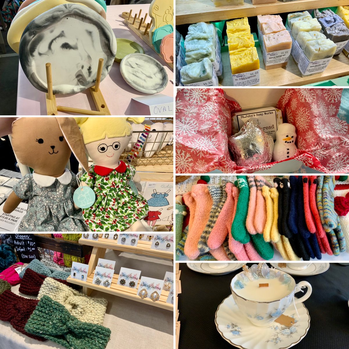 Get nice and cozy with the help of these items! #sjfmnl #sjfm #bathitems #mittens #handmadetoys #stjohns #supportlocalbusinesses