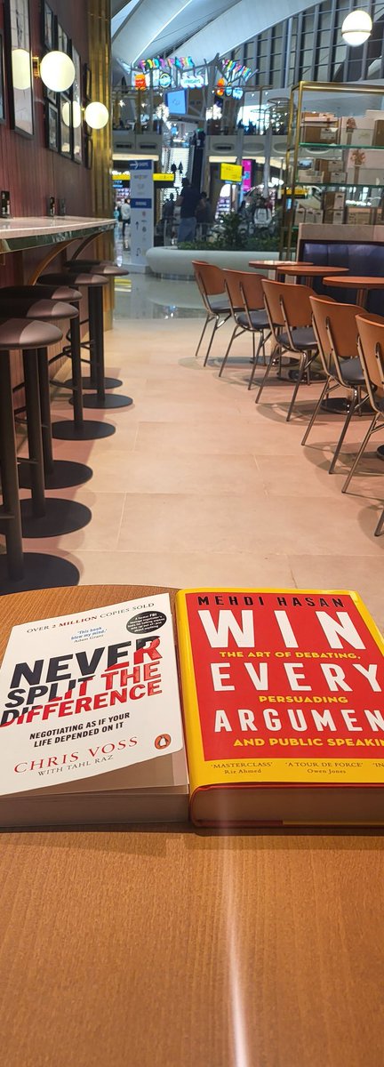 Long flights = catch up on reading. 

Looking forward reading your book <a href="/mehdirhasan/">Mehdi Hasan</a>