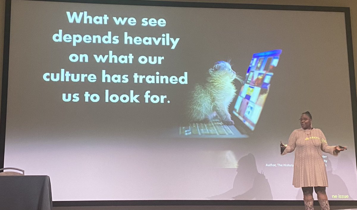 techyouverymuch's tweet photo. @accordin2jo was absolutely amazing today, helping educators understand what Culturally Relevant Pedagogy truly means and how to actually do the work! #vste23 #equitywork https://t.co/Vkf5wmSFXP