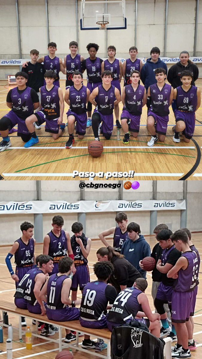 martaalvaarez's tweet photo. Sumando y creciendo 🟣🏀 #JuniorMASC @CbgNoega https://t.co/JBujOti1hK
