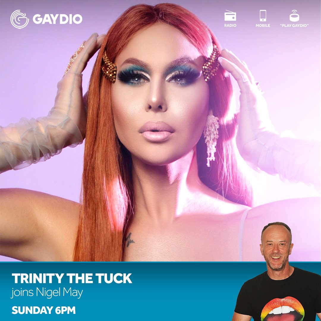 The guests are lined up and ready to go! @stevencarterb #karisanderson #trinitythetuck @gaydio 6-8pm 📻 97.8fm or 88.4fm 📱 Gaydio App | DAB 🖲 ‘ALEXA play Gaydio’ 🎧 gaydio.co.uk/player