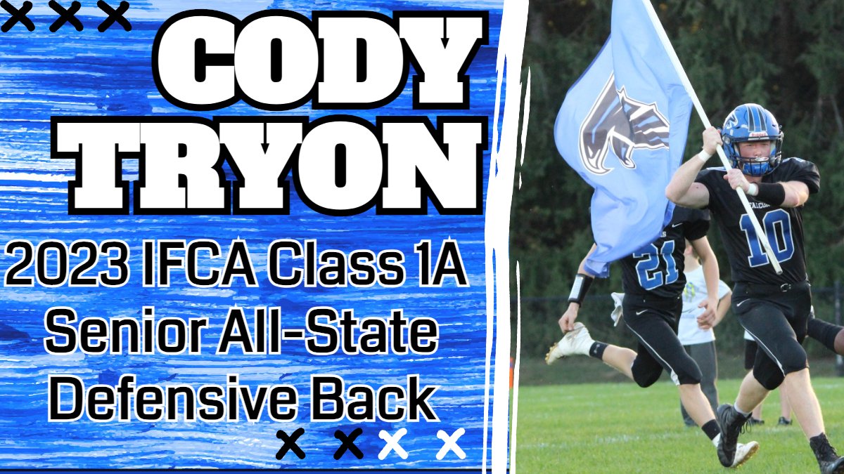 Congratulations to North Vermillion's Cody Tryon on being named Senior All-State by Indiana Football Coaches Association.