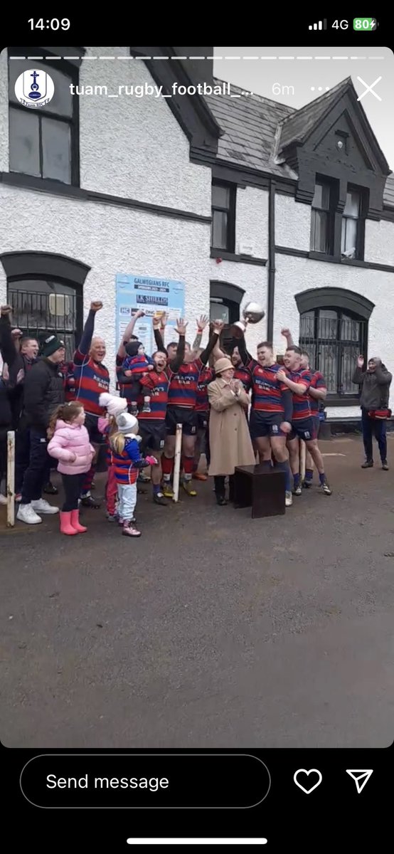 donnellan_john's tweet photo. ⁦@TuamRFC⁩ #DifferentCode #SameResult #🏆🟦🟥👊🏻 https://t.co/0CrWXkjnmq