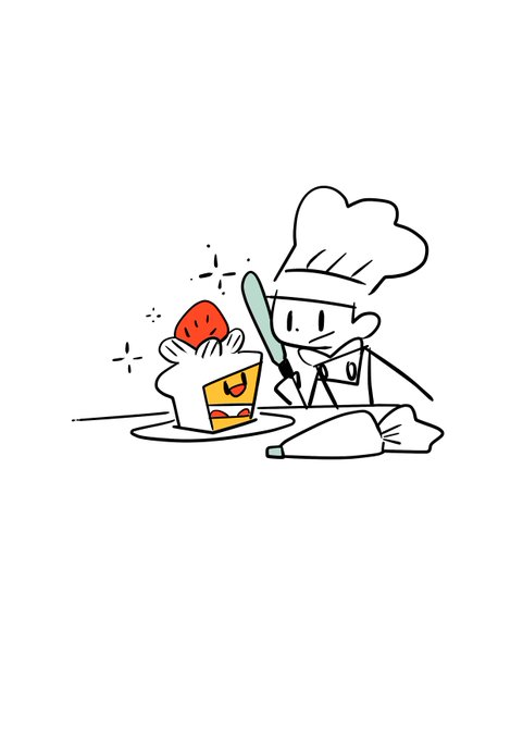 「料理人 何かを持っている」のTwitter画像/イラスト(新着)｜2ページ目