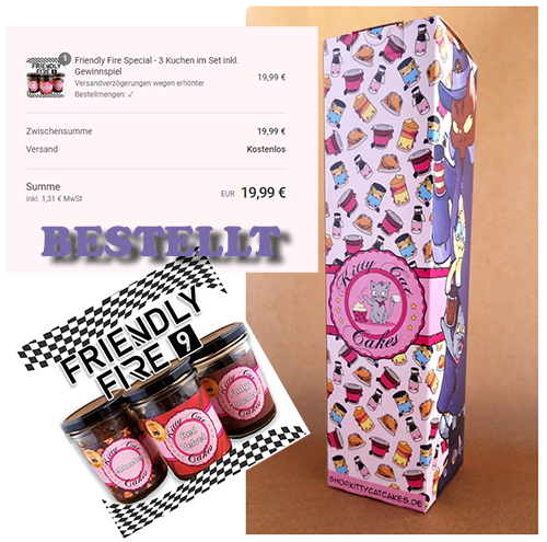 Khalindora's tweet photo. Musste ich einfach noch bestellen, nach dem "Kuchentalk" von @Br4mm3n. Gönnt euch was von der super talentierten @Kittycatcakes_ 🎂🍰und dabei nehmt ihr noch an einem Gewinnspiel teil und spendet für #friendlyfire9. 🩷🩷🩷 https://t.co/kWO5ypJ9Lh