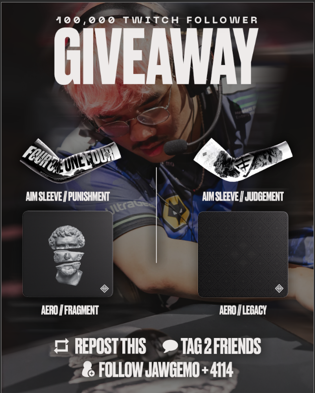 jawgemo's tweet photo. Teaming up with @FourOneOneFour on their new launch of these two new AERO Pads!! 
♻️Repost This
✅ Follow @jawgemo  @FourOneOneFour 
  Tag 2 Friends 
  Giving two pads out winners announced on the 7th!! https://t.co/ZsSLVt5tQH