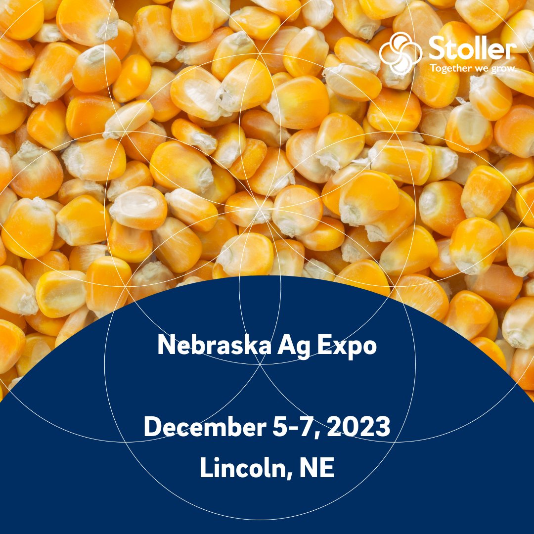 We will be in Lincoln, NE for the Nebraska Ag Expo. Let us show you what Stoller can do for you.