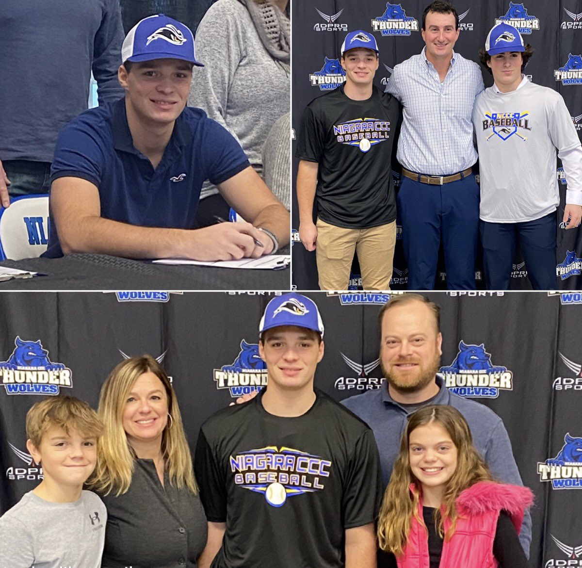 NWasiura's tweet photo. Yesterday I signed to continue my academic and baseball career @NiagaraTwolves . I would also like to thank my family and friends for their love and support. #gowolves 🐺 @MClingersmith @SFRRBase @RonnieBernick @joeypanzarella_ https://t.co/c4bICgHwvo