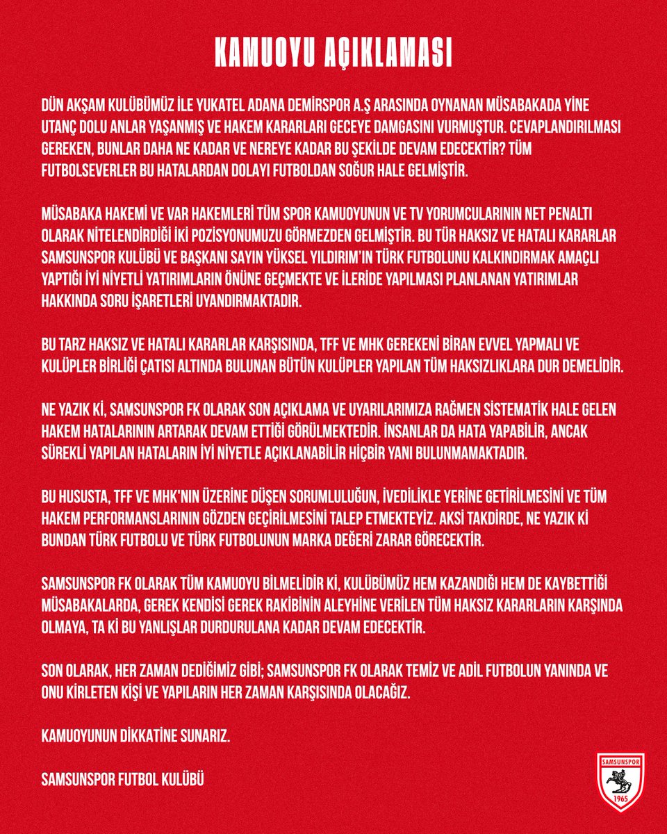 ℹ️ KAMUOYU AÇIKLAMASI