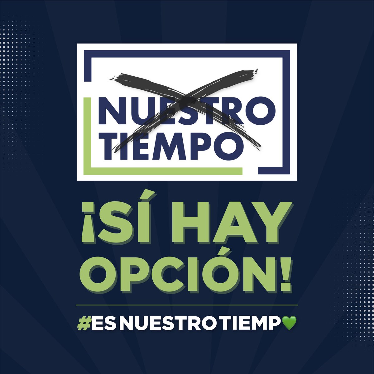 IrmaTapiaSV's tweet photo. Sí hay opción 💚 https://t.co/1nfZd0MEVF