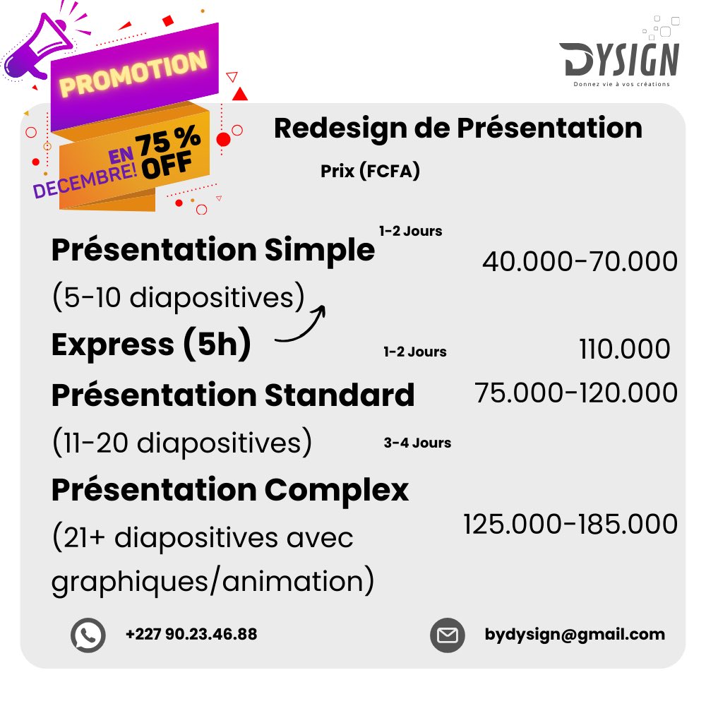 Offre spéciale étudiants!
Profitez de notre offre!
Réductions exceptionnelles sur nos services de qualité. 
Ne manquez pas cette opportunité unique de bénéficier de tarifs avantageux. 
Contactez-nous dès maintenant pour en savoir plus et économiser sur des services exceptionnels!